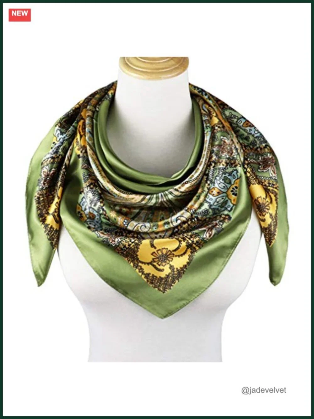Silk Feel Satin Square Scarf 35x35 Women Hair Wrap Headscarf Neck Scarf Bandana